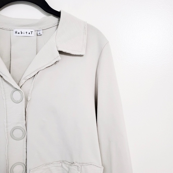 Habitat Jackets & Coats Habitat Clothes To Live In Cream Collared